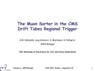 The Muon Sorter in the CMS Drift Tubes Regional Trigger
