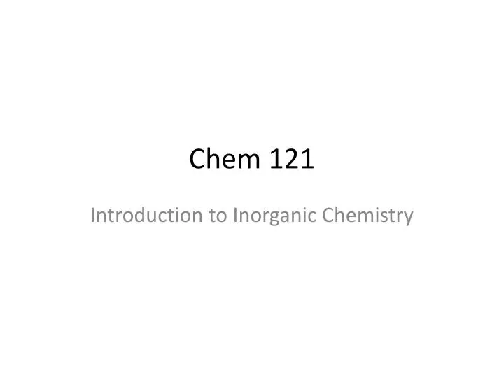 chem 121