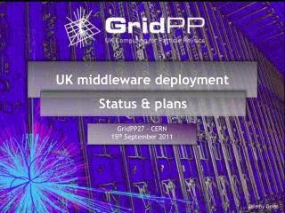 UK middleware deployment