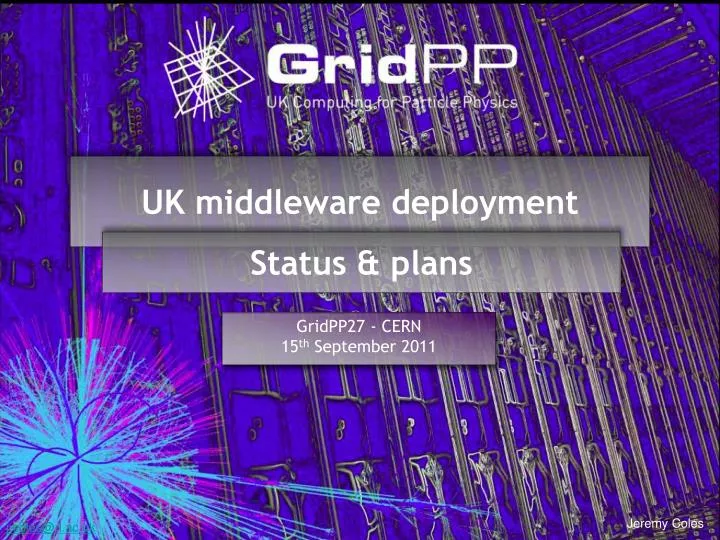 uk middleware deployment