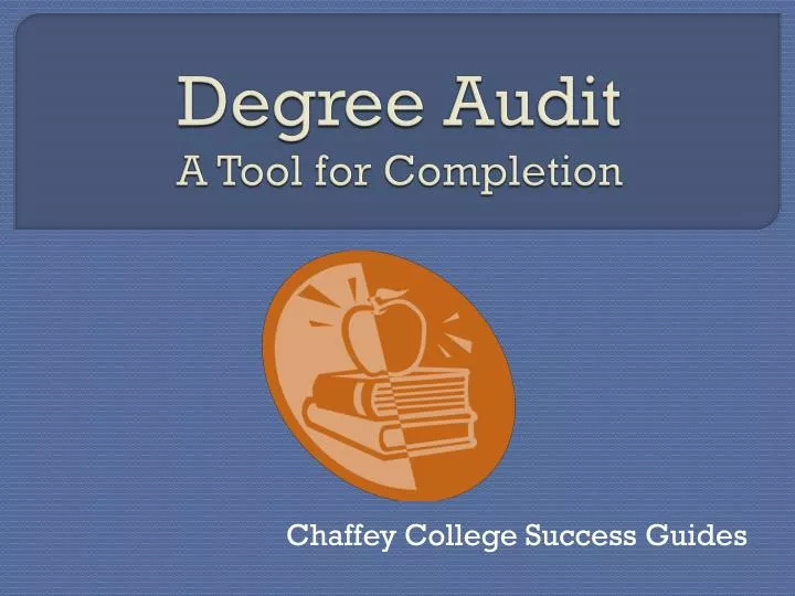 degree audit a tool for completion