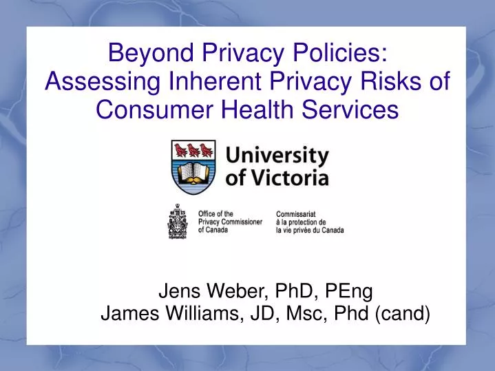 beyond privacy policies assessing inherent privacy risks of consumer health services