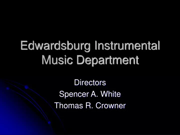 edwardsburg instrumental music department