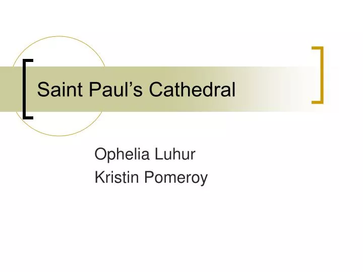 saint paul s cathedral