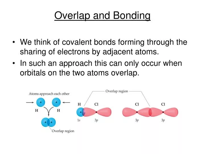 overlap and bonding
