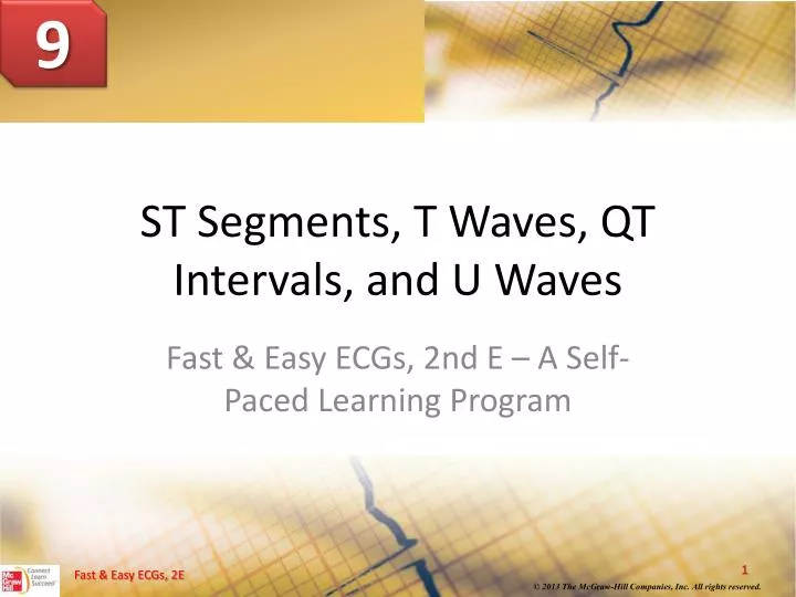 st segments t waves qt intervals and u waves