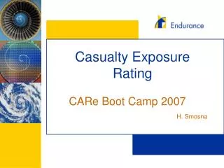 Casualty Exposure Rating