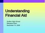 Understanding Financial Aid - slide 1