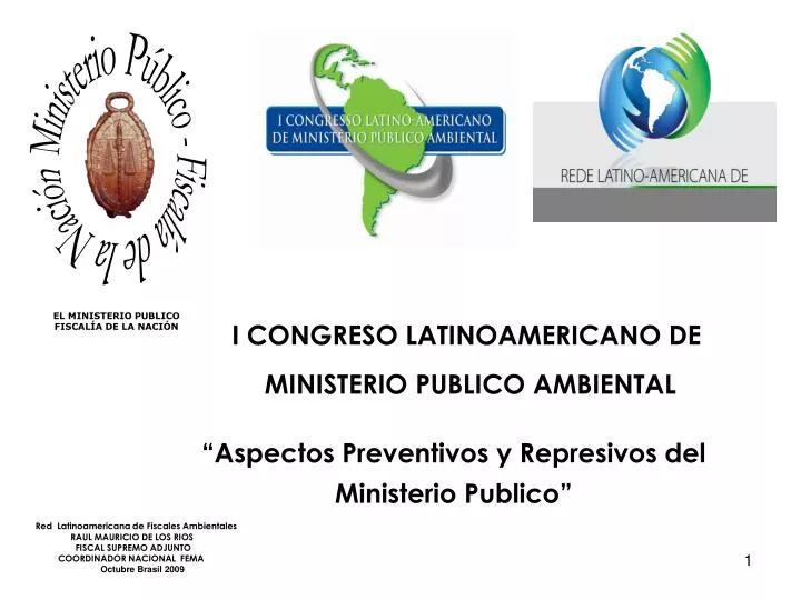 i congreso latinoamericano de ministerio publico ambiental