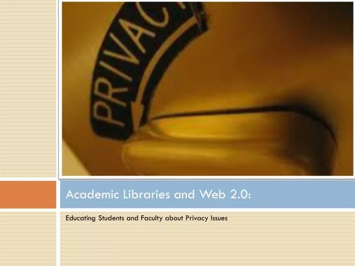 academic libraries and web 2 0