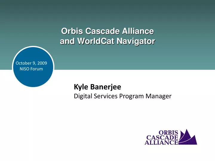 orbis cascade alliance and worldcat navigator