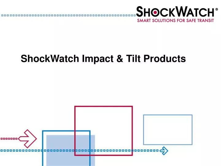 shockwatch impact tilt products