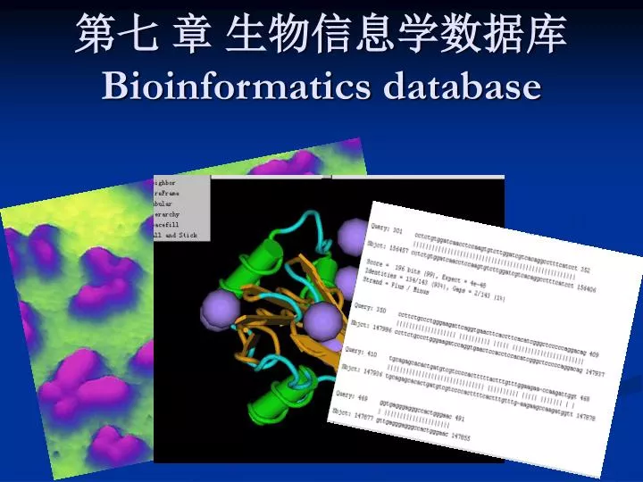 bioinformatics database