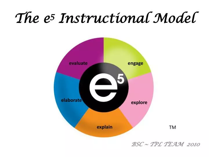 the e 5 instructional model