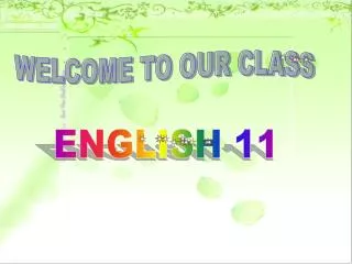 ENGLISH 11