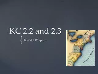 KC 2.2 and 2.3