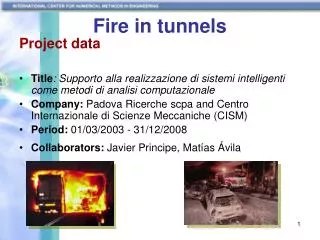 Fire in tunnels
