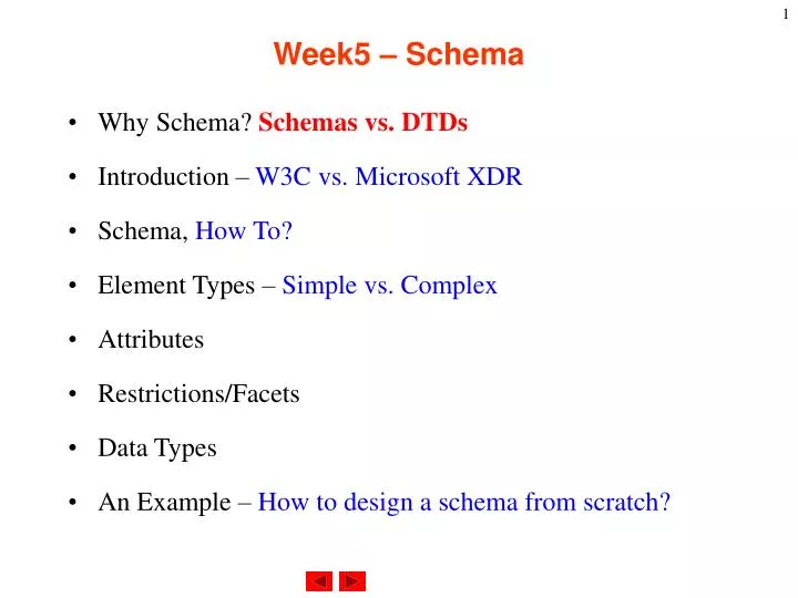week5 schema