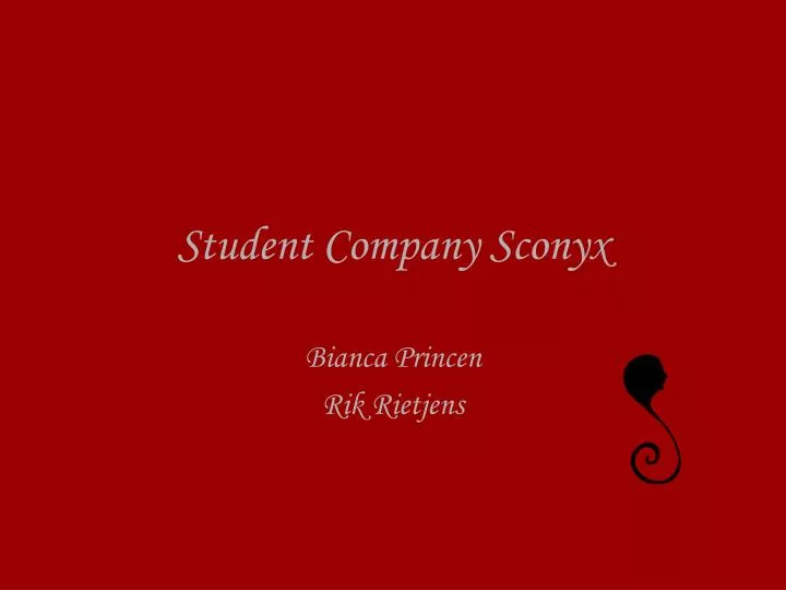 student company sconyx