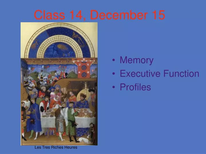 class 14 december 15