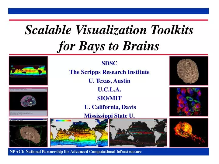 scalable visualization toolkits for bays to brains