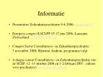 Informatie - slide 1