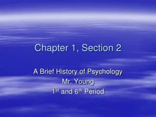 Chapter 1, Section 2