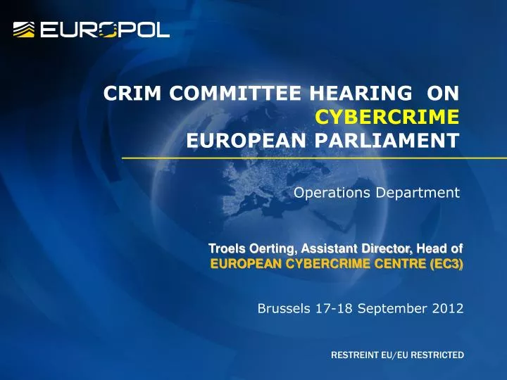 crim committee hearing on cybercrime european parliament
