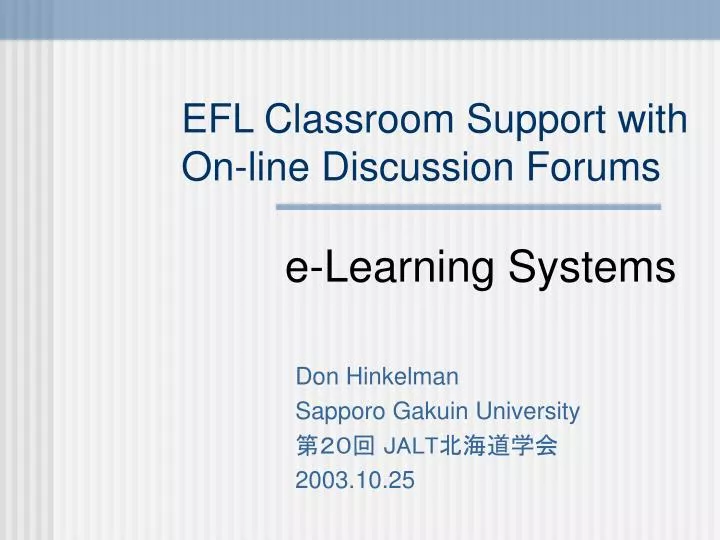 e learning systems