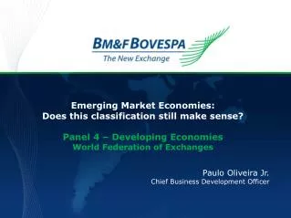 Emerging Market Economies: Does this classification still make sense?