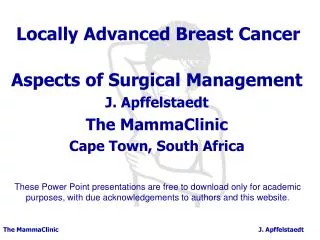 Locally Advanced Breast Cancer