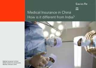 Medical Insurance in China How is it different from India?