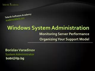 Windows System Administratio n