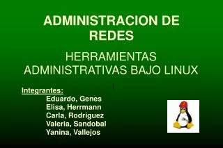 ADMINISTRACION DE REDES