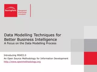 Data Modelling Techniques for Better Business Intelligence A Focus on the Data Modelling Process