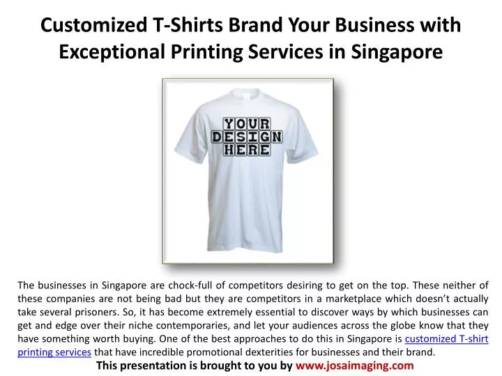 customized t shirts brand your business with exceptional printing services in singapore