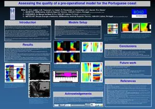 Assessing the quality of a pre-operational model for the Portuguese coast