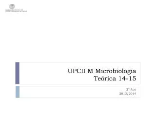 UPCII M Microbiologia Teórica 14-15