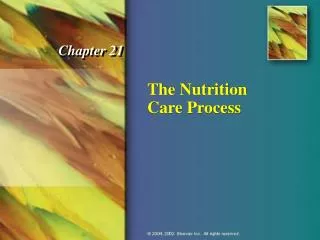 The Nutrition Care Process
