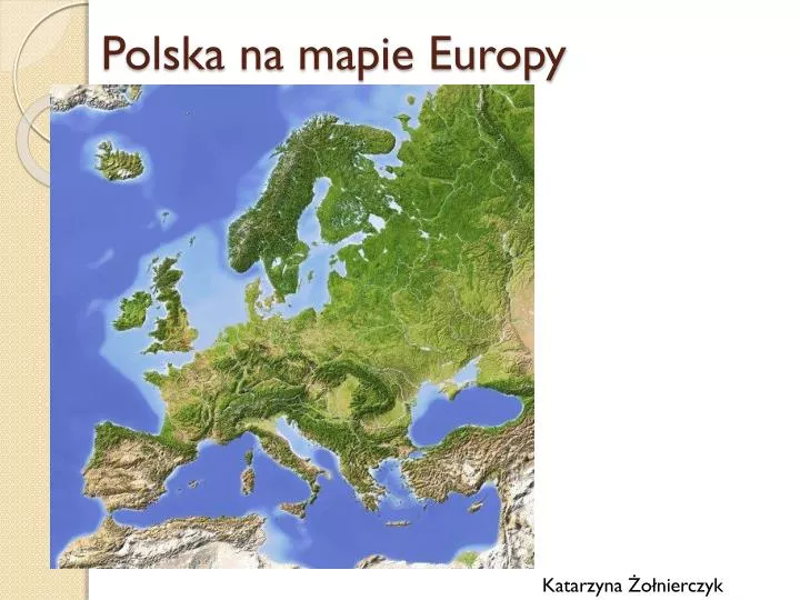 polska na mapie europy