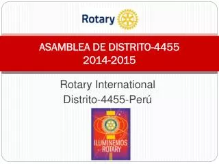 ASAMBLEA DE DISTRITO-4455 2014-2015