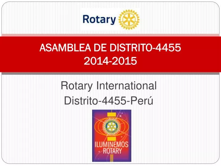 asamblea de distrito 4455 2014 2015