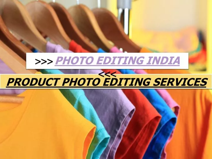 product photo editing services
