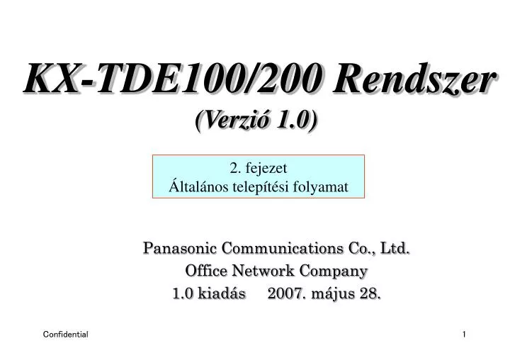 panasonic communications co ltd office network company 1 0 kiad s 2007 m jus 28