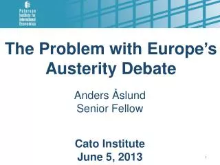 The Problem with Europe ’ s Austerity Debate