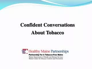 Confident Conversations About Tobacco