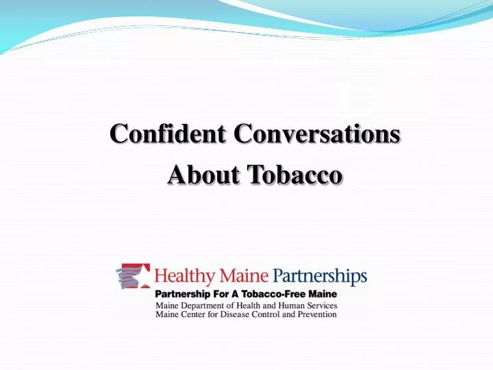 confident conversations about tobacco