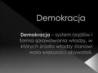 Demokracja