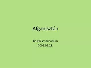 Afganisztán