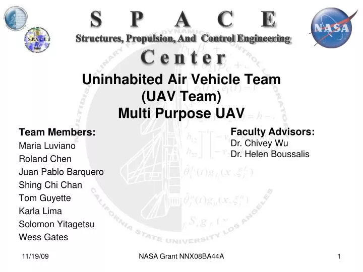 uninhabited air vehicle team uav team multi purpose uav